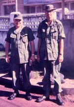 Lones Wigger and Don Harmon in Saigon 1967