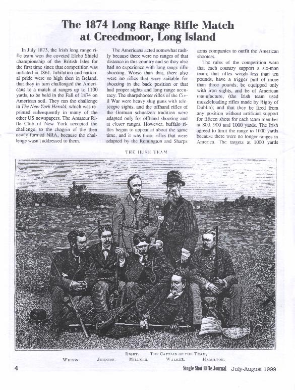 Creedmoor 1874, page 1